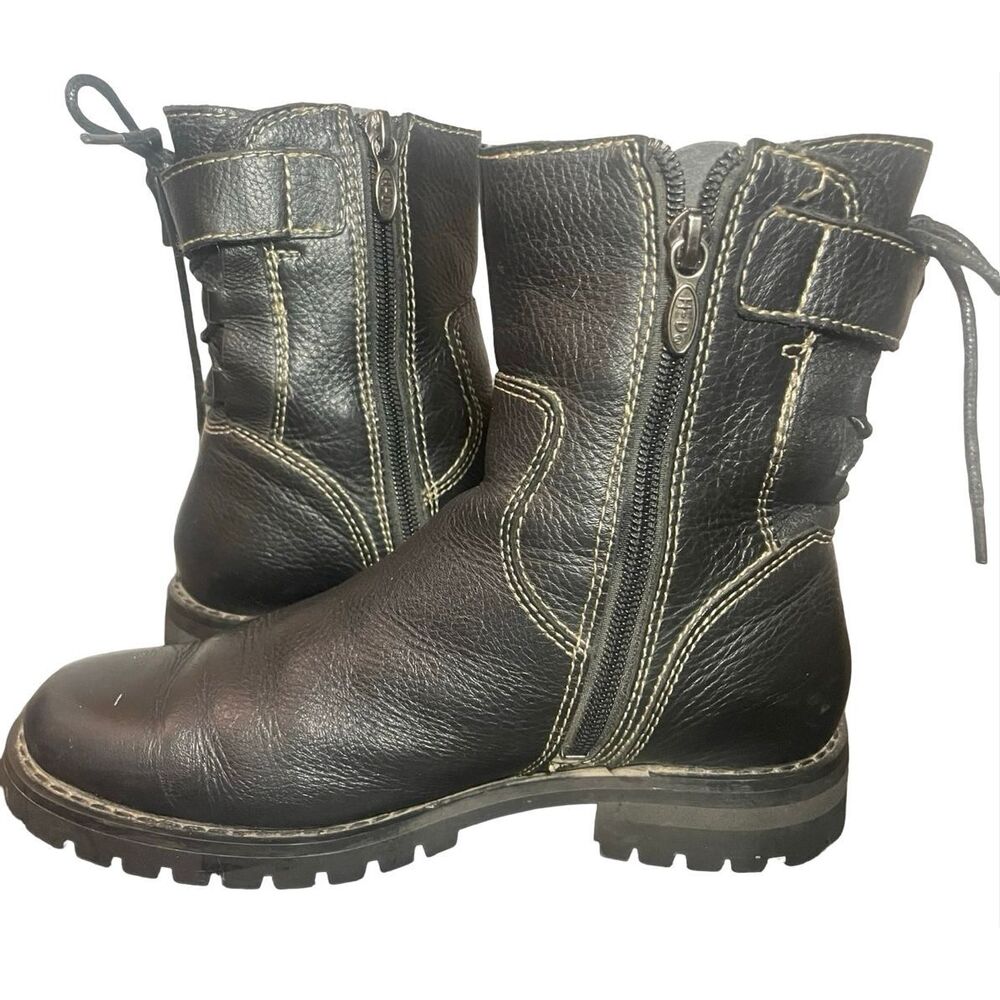 Harley-Davidson Leather Riding Boots - Picture 8 of 9